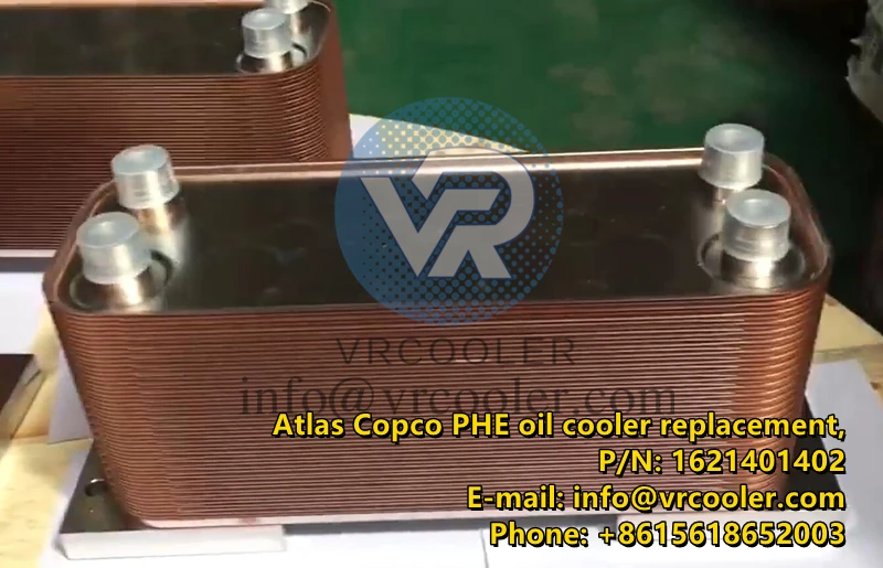 Atlas Copco oil cooler replacement 1621401402 Atlas Copco oil cooler replacement 1621401402